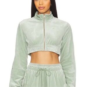 New Nike velvet cropped Jacket
